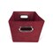 John Louis Home Fabric Bins, Tweed, Burgandy, 11 in W BIN-R-T04 - alternate 4